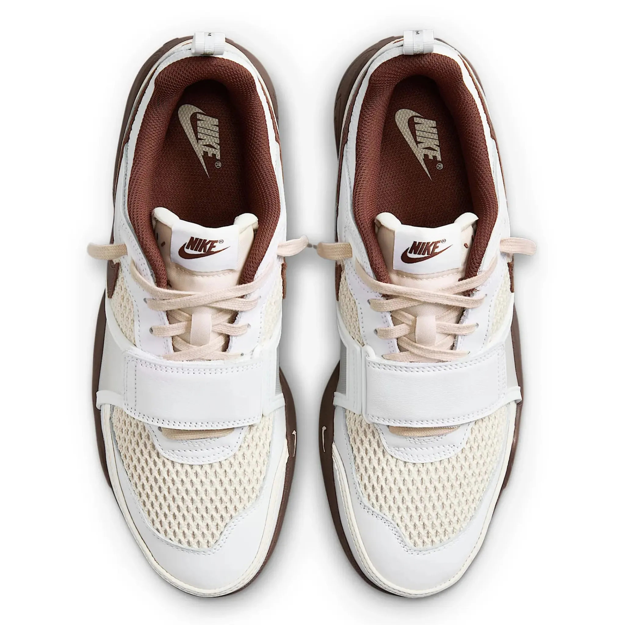 Nike Travis Scott x Zoom Field Jaxx Light Chocolate< White Trainers|Trainers