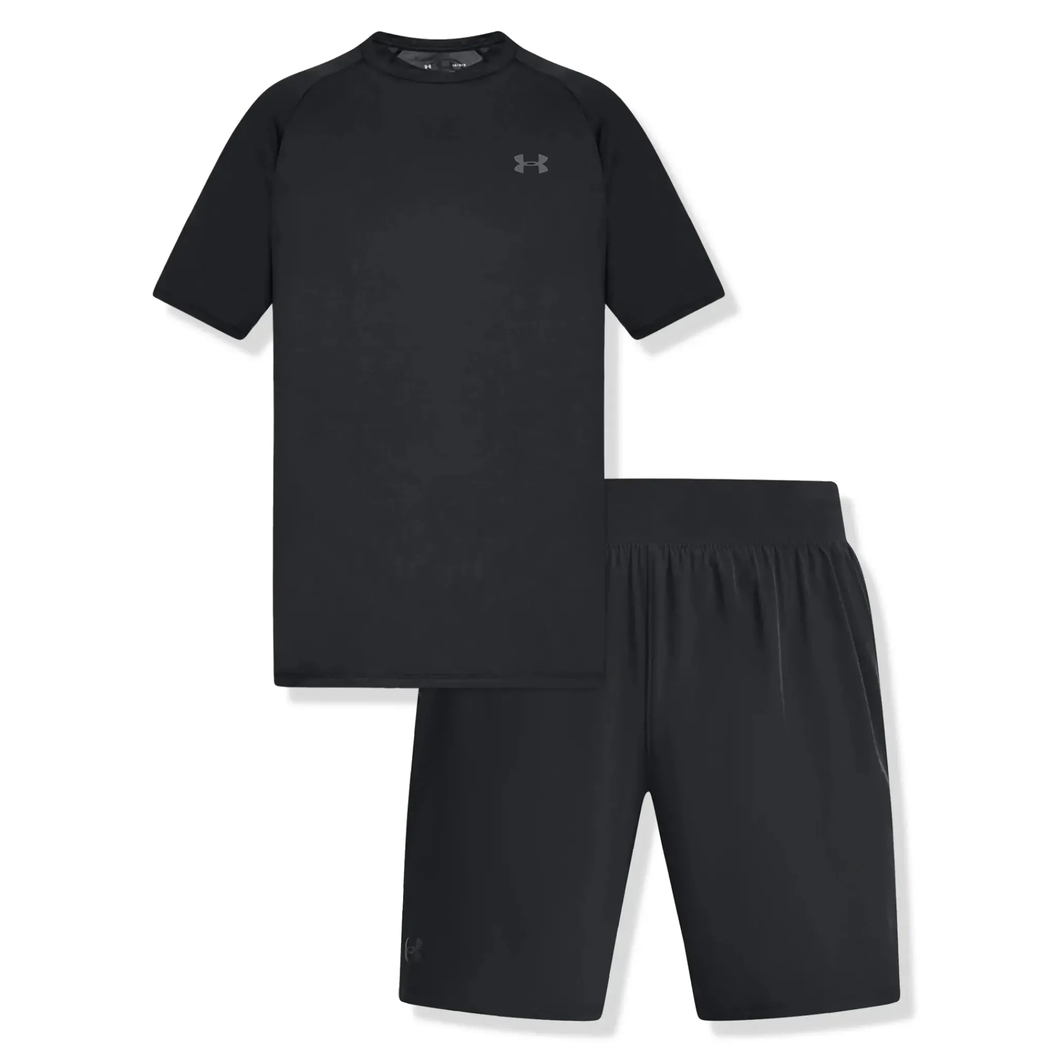 Under Armour UA Black T Shirt & Shorts< Activewear|Shorts