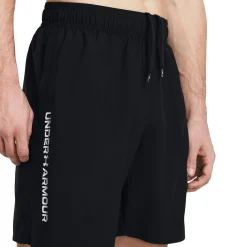 Under Armour UA Tech White Black T Shirt & Shorts< Activewear|Shorts